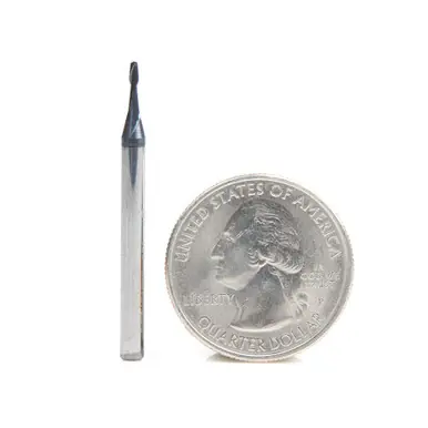 Amana 51668 Mini Spiral for Steel, Stainless Steel & Composites, AlTiN Coated 0.050 D x 0.174 CH x