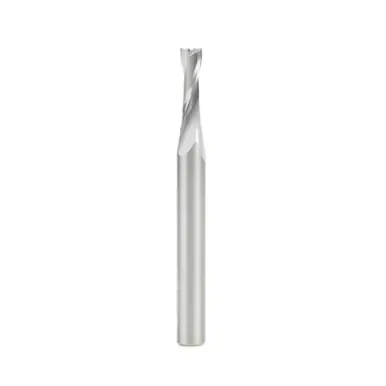 Amana 51763 CNC Spiral Double O-Flute, Plastic Cutting 3/16 Dia x 5/8 CH x 1/4 Shank x 2-1/2" Up-Cut