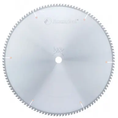 Amana 520121 Carbide Tipped Aluminum and Non-Ferrous Metals 20" D x 100T TCG, -6 Deg, 1" Bore,
