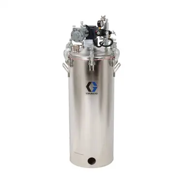 GRACO 236154 - Stainless Steel Pressure Tank, 15 Gal, with Agitator, High Pressure, Regulated to 100
