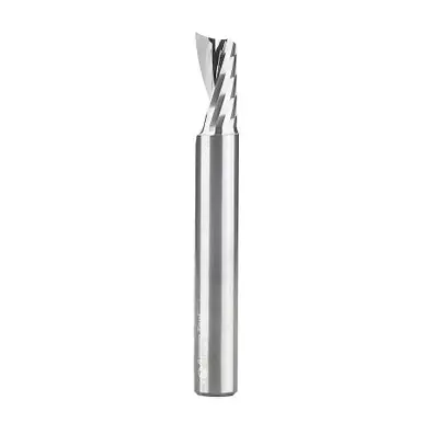 Amana 51426 Spiral O-Single Flute, Plastic Cutting 3/8 D x 3/4 CH x 3/8 Shank x 3" Up-Cut CNC Router