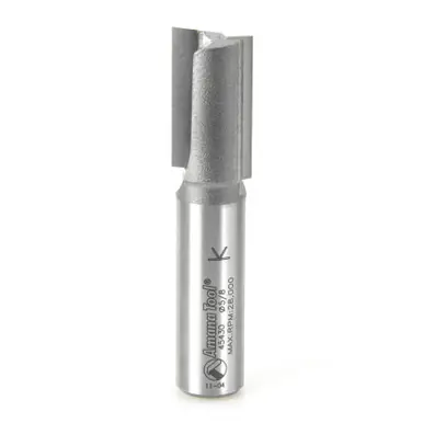 Amana 45430 Carbide Tipped Straight Plunge High Production 5/8 D x 1 CH x 1/2 Shank x 2-5/8" Router