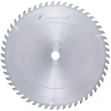 Amana 614540 Carbide Tipped General Purpose 14" D x 54T ATB, 15 Deg, 1" Bore, Circular saw Blade