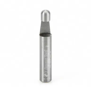 Amana 51202 Panel Pilot Bevel Trim 7 Degree x 1/4 D x 1/4 CH x 1/4 Shank x 1-1/2" Single Flute