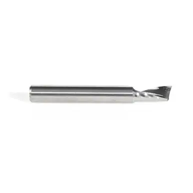 Amana 51475 Spiral O-Single Flute, Aluminum Cutting 3/16 D x 3/8 CH x 3/16 Shank x 1-1/2" Up-Cut