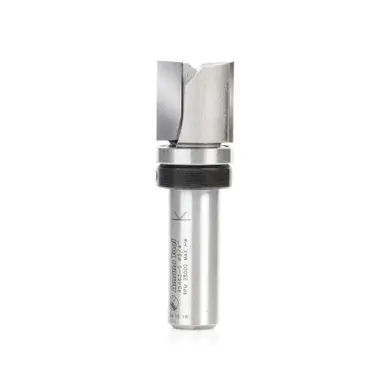 Amana 45463-S Carbide Tipped Flush Trim Plunge Template 3/4 D x 3/4 CH x 1/2" Shank w/ Upper Ball